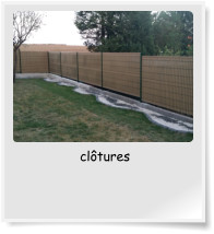clôtures